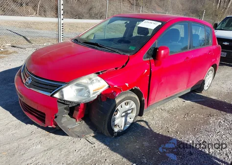 2010 Nissan Versa 1.8S из США, поврежденный, VIN 3N1BC1CP0AL377014